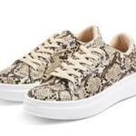 Topshop Snake Skin Sneakers Photo 0