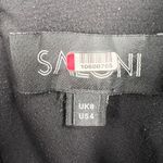 Saloni Dress Black Long V Photo 5