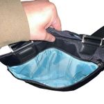 Tumi Black Shoulder Diaper Bag Nylon Pockets Large Full Zip Double Handles Women Photo 3