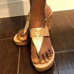 Guess tan cork logo wedges Photo 1