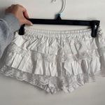 Edikted White Ruffle Skort Photo 3