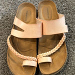 Maurice's Light Pink Braided Sandals Photo 0