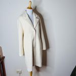 Abercrombie & Fitch Abercrombie Ivory Wool Blend Dad Coat Photo 5