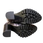 AllSaints Ana Snake Emobossed Lug Womens Boot Size US Size 7 NEW Black Photo 3