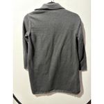 Banana Republic Knit Blazer Cardigan Dark Gray Pockets Women's Petite Small Photo 8