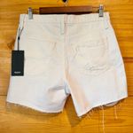 Hudson Jeans Hudson Devon High Waist Distressed Cutoff Denim Shorts White Destructed 28 NWT Photo 2