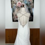 Gorgeous New Pronovias Mandalay Chiffon Wedding Gown! White Size 12 Photo 7