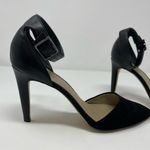 BP Nordstrom Black Suede D'Orsay Ankle Strap Pumps (7.5) Photo 3
