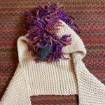 UNICORN KNIT SCARF HOODIE COSTUME HALLOWEEN COSPLAY Purple Photo 4