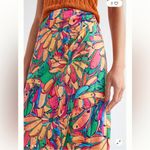 Farm Rio Getaway Midi Skirt size M Pink Size M Photo 3