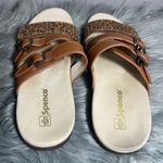 Spenco Footwear Orchid Sandal Saddle Cheetah Sandal Size Size 8.5 Photo 6