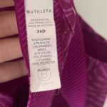 Athleta Advance Printed Sports Bra Fiji Magnolia Pink Animal Striped Zebra 36D Photo 7