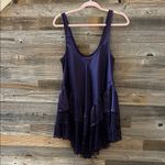 Free People Young And In Love Mini Slip in Gothic Grape Purple Size XS NWT Photo 5