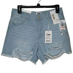 Kenzie Women Jeans True Vintage Denim Shorts Cut Off Ram Hem High Rise 2/26 NWT Blue Size 6 Photo 0