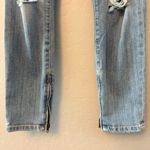 Current/Elliot the silverlake zip ticker destroy distressed light wash jeans 32 Photo 9
