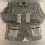 Peter Popovitch Womens Blazer Size Petite Medium MP Black Brown Y2K Vtg 90s Photo 10