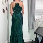 J.harris Vintage Emerald Green Formal Dress With Rhinestone Details Photo 3