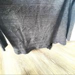 Cable & Gauge  grey front buckle cardigan sweater Photo 9