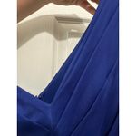 David's Bridal David’s Bridal Cobalt Blue Rhinestone Waist Bridesmaid Formal Dress 10 L W11092 Photo 9