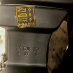 NWOT Black Chunky Open Toe & Buckle Woman’s Leather Sandlas Size:6 Photo 9