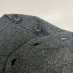 Madewell Heather Gray Merino Wool Pullover Sweater Dress w/ Button Accent-Medium Photo 6