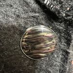 Artsy Mohair Wool Blend Jacket Boutique Coat Crochet Lace Detail Large Boho Black Size undefined Photo 9