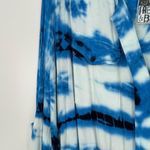 Young Fabulous and Broke  Womens Blue White Tie Dye Long Sleeve Malik Romper Size M Photo 7