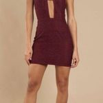 Tobi Maroon Dress Photo 0