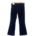 Free People NWT In My Feelings Black Velvet Crop Slim Flare Boho Pants Size XS Photo 2