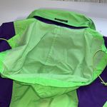 White Sierra Vintage Neon Green Colorblock Pullover Windbreaker Ski Jacket Unisex Photo 9