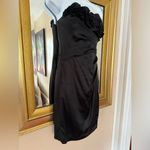 White House | Black Market Satin Rosette Dress Hoco Photo 2