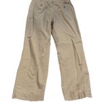 Talbots Boyfriend High Rise Straight Leg Khaki Solid Tan Cotton Chino Pants 14 Photo 1