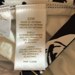 Anne cole  Swim Tank Top Black White Floral Estilo Removable Pads Size 22W Photo 11