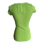 Abercrombie & Fitch Vintage Y2k Lime V-Neck Baby Doll Tee Size M Photo 1