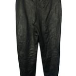 Chico's Black Label Faux Leather Jogger Pants 27 Photo 4