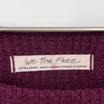 Free People  North Shore Purple Thermal SZ XS Photo 5