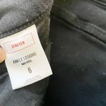 EXPRESS Midrise Black Ripped Skinny Jeans Photo 3