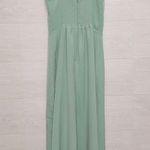 Abercrombie & Fitch Women's Sage Green Sleeveless Tie Front Midi Dress size XS Photo 5