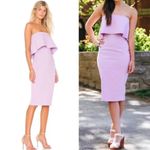 Likely Driggs Strapless Sheath Midi Dress size 4 in Lilac Twilight Mist $178 Photo 4