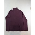 Ralph Lauren Lauren Purple Ribbed Turtleneck Sweater – Women's XL Photo 7