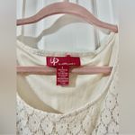 Ultra Pink Ivory off white lace sleeveless mini dress Photo 1