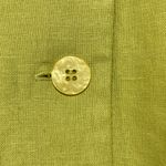 Coldwater Creek  Linen Blend Jacket Y2K Chartrusse Size 8P Petite Photo 4