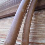 Vintage Valentina Pebbled Leather Two Tone Bag Black Photo 11