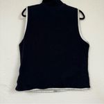 Ralph Lauren Lauren  Black & Silver Reversible Womens Vest Jacket L Warm Winter Photo 1