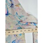 Eloquii  Blouse Womens Plus Size 14 Pastel Night Garden Floral Button Up Office Photo 4