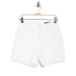BLANK NYC [] Warren Mid Thigh White High Rise Denim Shorts, Size 24, New with Tag Photo 2