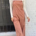 Anthropologie NWT self contrast tan overalls / jumper sz small / sold at anthro $170 Photo 1