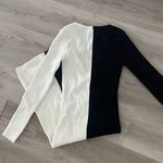 Color block sweater dress Black Photo 1