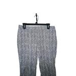 Alfani  Black White Pull-On Tummy Control Ankle Pants Women's Size 8 Stretch Photo 3