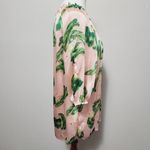 Target The Webster At Pink Green Palm Leaf Blouse Size Small Photo 1